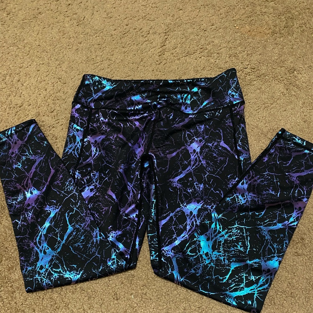 Curves N Combatboots Northern Lights Leggings